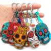 O1CN01EOgRAc1czMjtIMbMO_2211273843671-0-cib Wholesale Day of the Dead Skull Mexican Calavera Acrylic Keychain