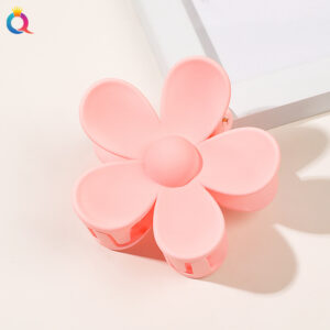 Frosted Large Flower Hairpin-Pink / Factory direct sales