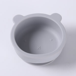 Silver Gray (bear silicone bowl)