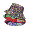 Wholesale Polyester Cartoon Rainbow Tie Dye Bucket Hat