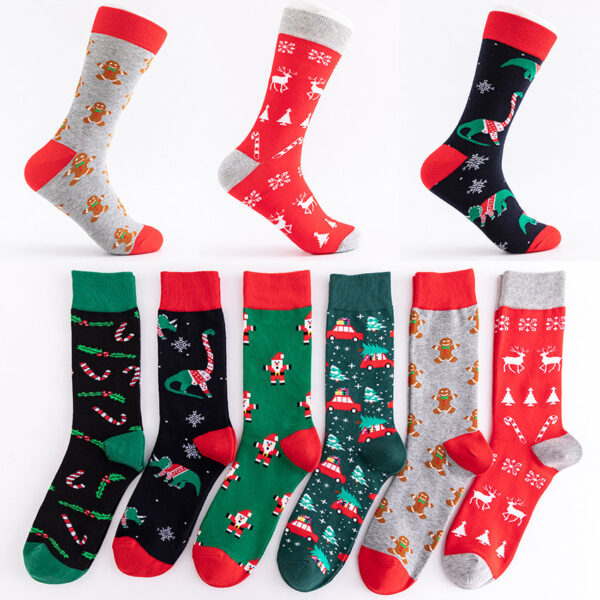 Wholesale Winter Cotton Christmas Men's Stockings