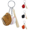 Wholesale PU Baseball Keychains
