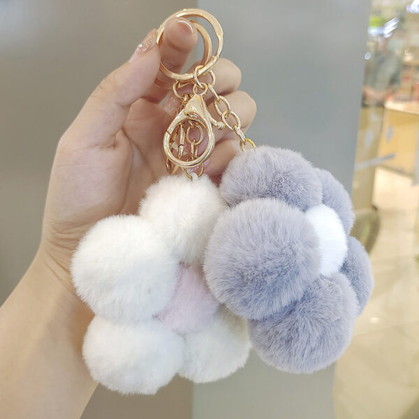 O1CN01EU5s9O1nzmtc7SuKL_2208336485161-0-cib Wholesale Flower Plush Keychain