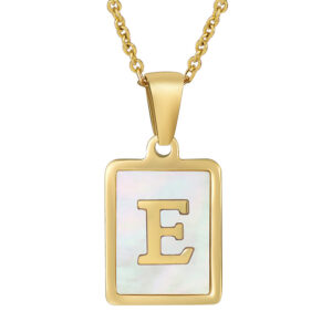 Gold E (including chain)
