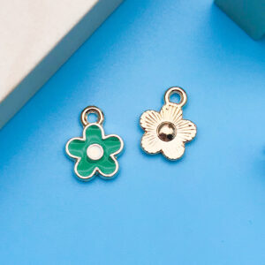 1 drop oil green flower 9x12mm-12350-0.5g