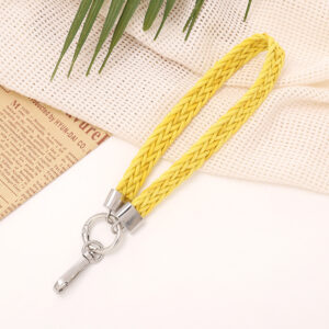 K2520 polyester cotton woven pendant yellow / 16mm wide rope
