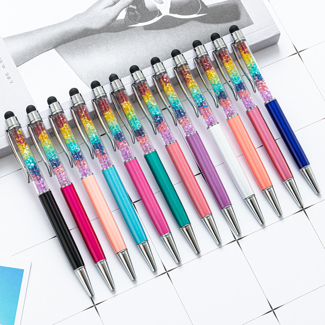 Wholesale Metal Diamond Touch Screen Capacitor Ballint Pen