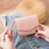 Wholesale Short Tassel Trifold Wallet PU Wallet