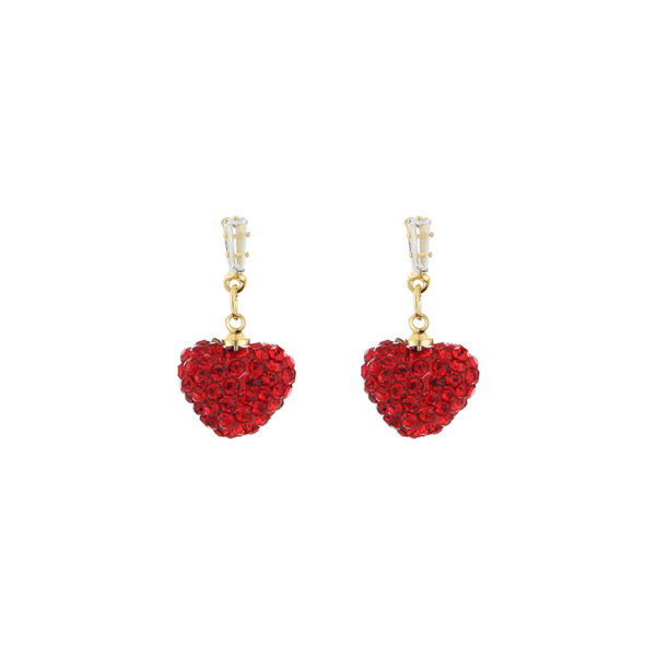 O1CN01EZUxEG1onFWDO6iWe_2059265269-0-cib Wholesale Red Full Diamond Heart-shaped Titanium Steel Earrings