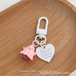 Pink Ghost Love-Keychain