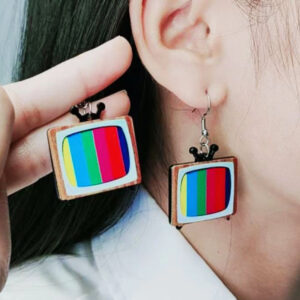 Wholesale Vintage Colorful Fun Acrylic Earrings