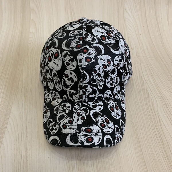 Wholesale of Halloween Skull Cotton Baseball Caps