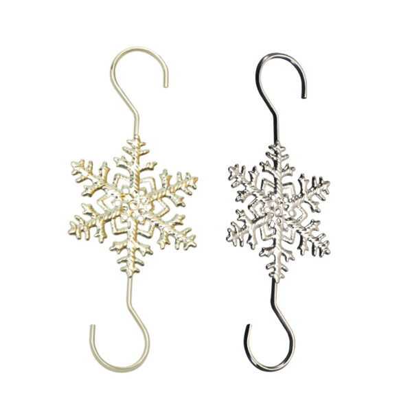 O1CN01EbjGnj1GDo2kZKxwS_2214131390589-0-cib Wholesale Stainless Steel Christmas Tree Snowflake Flakes Holiday Decorations S Hooks