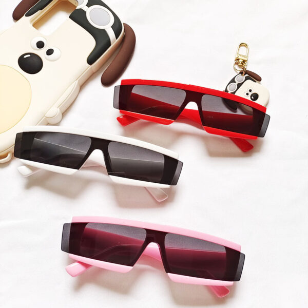 Wholesale Irregular Siamese Children's PC Sunglasses