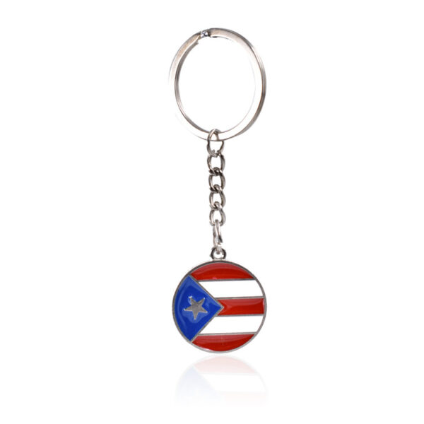 Wholesale Puerto Rico Zinc Alloy Keychain