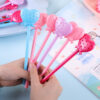 Wholesale Plastic Love Bow Gel Pen