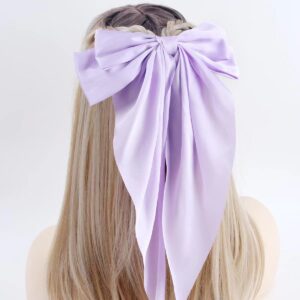 Purple-scarf bow