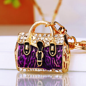Leopard Small Satchel Purple / Single OPP bag packaging