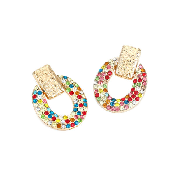 O1CN01EfywcF2JjMOmWxIwB_3025409457-0-cib Wholesale Oval Diamond Alloy Earrings