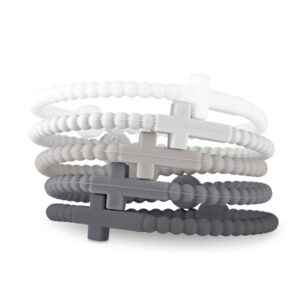 Five-piece set of gray S code (circumference 17CM)