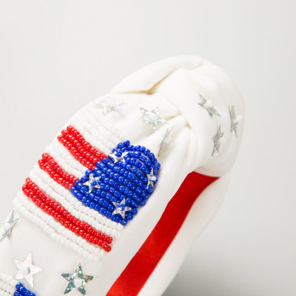 Wholesale American Independence Day Hand Sewn Beads Headbands