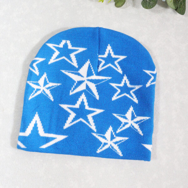 O1CN01EhalK4286T4Ch7Yv9_2214741237883-0-cib Wholesale Y2K Jacquard Knitted Hat Little Star Woolen Hat