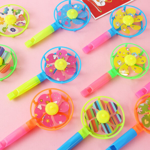 Wholesale children's toys Color windmill whistle  OLY-TOY-QM003