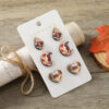 Wholesale of Valentine's Day Geometric Love Wooden Earrings
