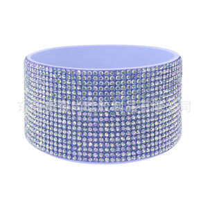Ab light purple flat bottom diamond/mist color cup cover
