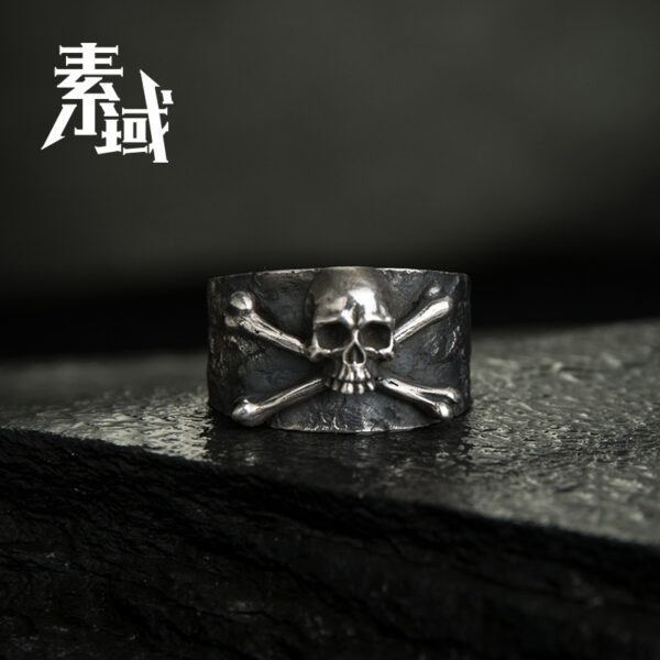 Wholesale Vintage Goth Theme Skull Alloy Rings