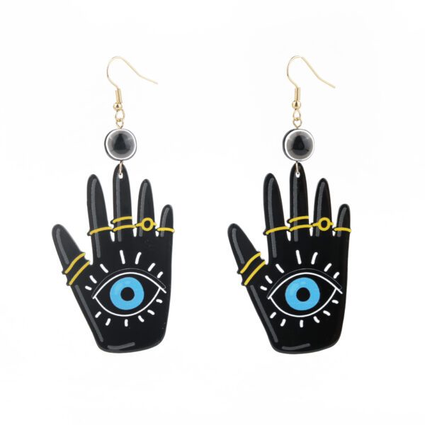 Wholesale Devil Eyes Acrylic Earrings
