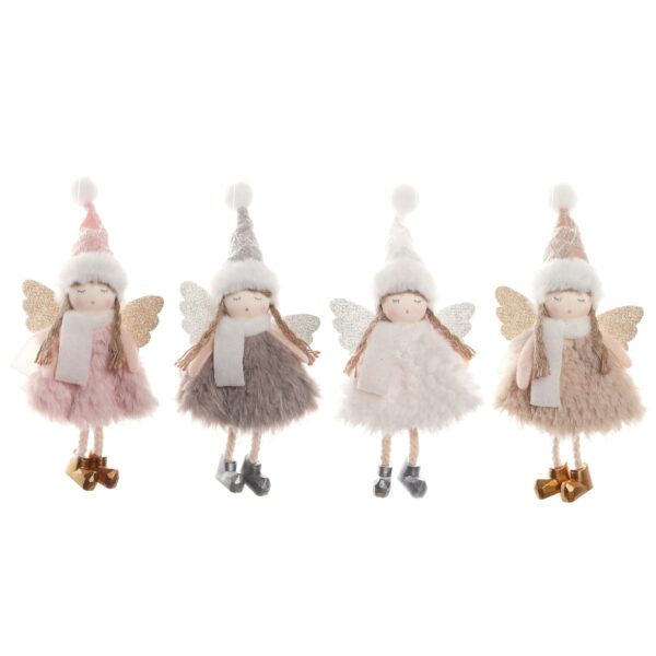Wholesale Christmas Fabric Jacquard Hats, Angel Baby Decorative Pendants