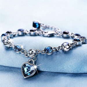 O1CN01EkzmJN1b9mPZz4x5R__2206266993423-0-cib Wholesale Heart of the Ocean Heart Diamond Metal Bracelet