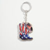 Wholesale Western Cowboy Leather Shoe Keychains