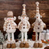 Wholesale Christmas Decorations Christmas Snowman Telescopic Doll