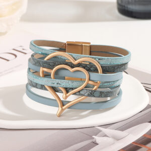 Lake blue love heart