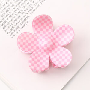 2# Plaid 7cm Flower Clamp / Independent packaging
