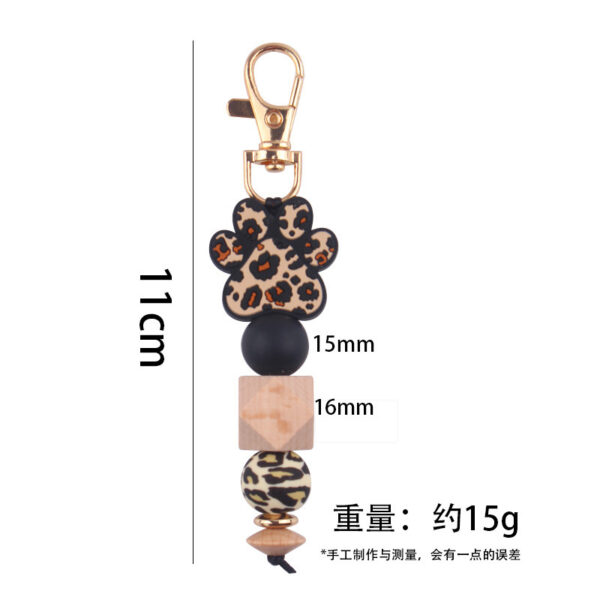 O1CN01EsN1gL1NrNmAvGWUv_2214899881623-0-cib Wholesale Cartoon Dog Claws Pure Handmade Silicone Beaded Keychain