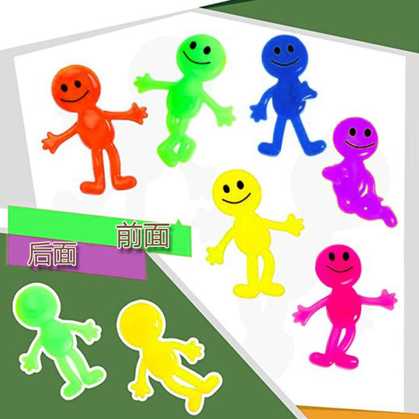 O1CN01EvVhLb1pixcnW4dRe_4288855395-0-cib Wholesale TPR Expression Villain Pinch Happy Smiling Face Doll Elastic Stretch Decompression Lala Music Decompression Toy
