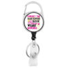 Wholesale Badge Reels ABS Doctor Nurse Carabiner Retractable Keychain