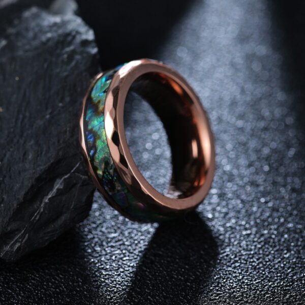 O1CN01Ewpgrx25XXQVGewQW_2525097536-0-cib Wholesale Black Plated Abalone Rings Tungsten Carbide