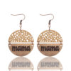 O1CN01EyhCyA1ftMVnwShxF_3172764064-0-cib Wholesale Vintage Style MAMA Round Wood Chip Leather Earrings
