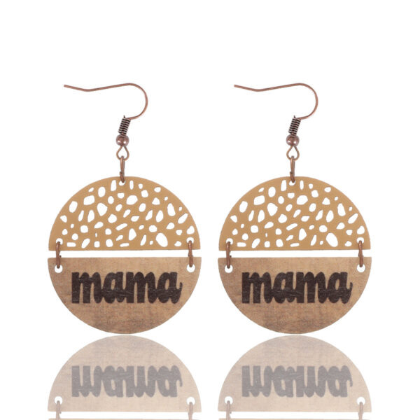 O1CN01EyhCyA1ftMVnwShxF_3172764064-0-cib Wholesale Vintage Style MAMA Round Wood Chip Leather Earrings