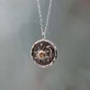 Wholesale Vintage Silver Sun Moon Zircon Alloy Necklaces