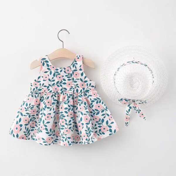 Wholesale Baby Girl Bowknot Princess Dress Cotton Baby Clothes