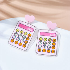 O1CN01F0Ns9I1moVWPhRKuE__2380215001-0-cib Wholesale Analog Calculator Acrylic Earrings