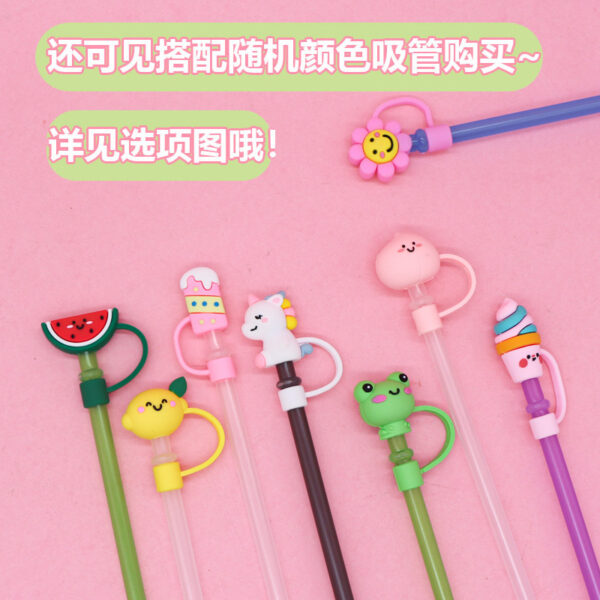 Wholesale 8/10mm Large-diameter Cactus Silicone Straw Caps