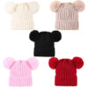 Wholesale Children's Plain Knitted Acrylic Hats