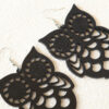 Wholesale Owl Cutout Acrylic Earrings