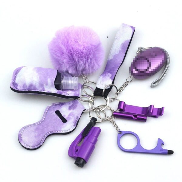 Wholesale Diving Fabric Multifunctional Keychain Set